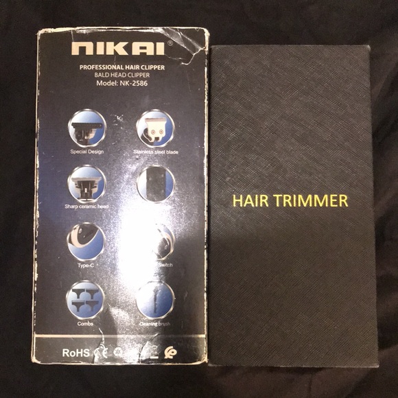 Nikai IPX4 Professional Hair Clipper NK-2586 New open box & WAHL Trimmer - Picture 8 of 13